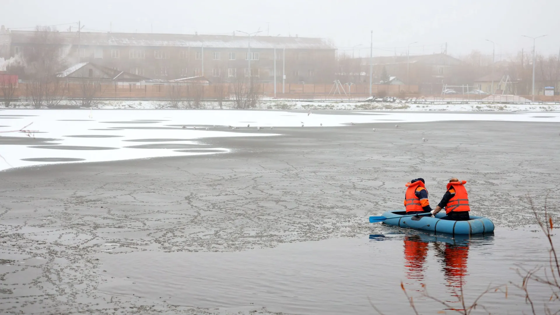 В ЯНАО пройдут учения по ликвидации паводка. Фото: Василий Петров / «Ямал-Медиа»