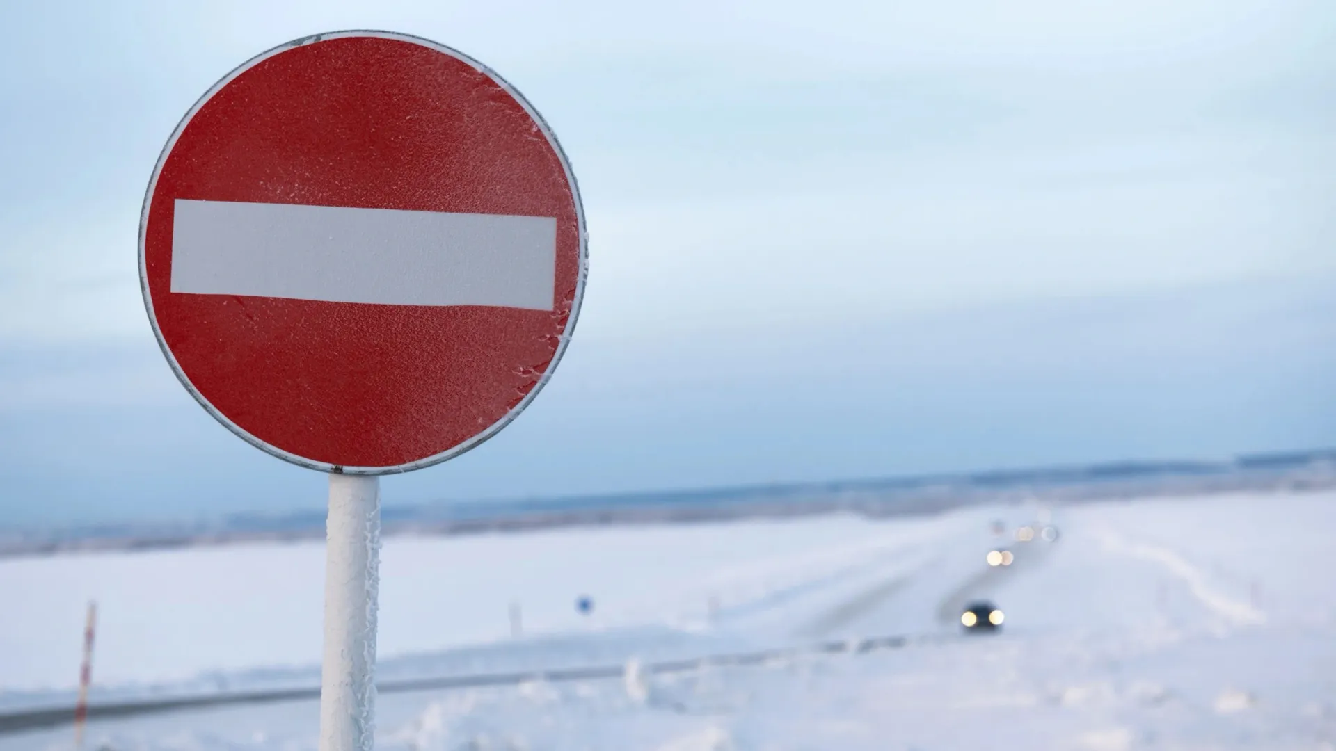 На Ямале из-за плохой погоды закрыли зимники. Фото: Юлия Чудинова / «Ямал-Медиа»