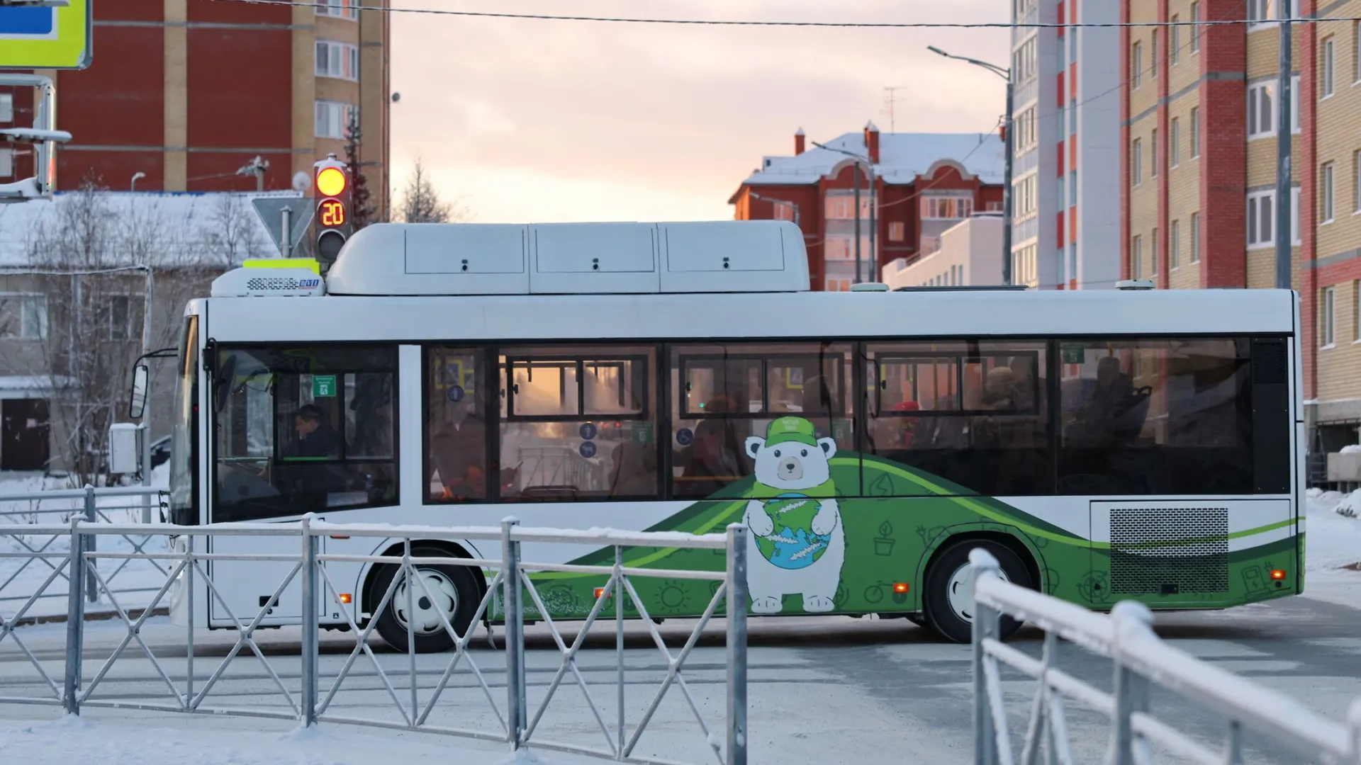 На Ямал поступят экологичные автобусы. Фото: Андрей Ткачев / «Ямал-Медиа»