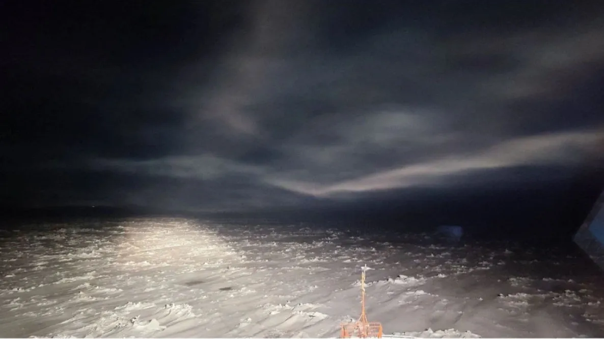 Карское море. Фото старшего помощника капитана атомного ледокола «50 лет Победы» Дианы Киджи