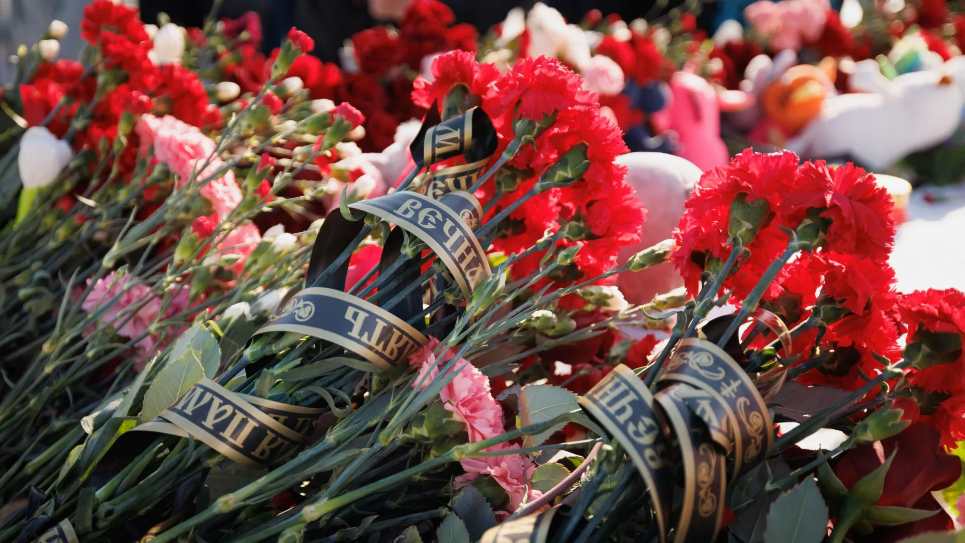 Жители Ханымея почтили память земляка. Фото: Сергей Зубков / «Ямал-Медиа»