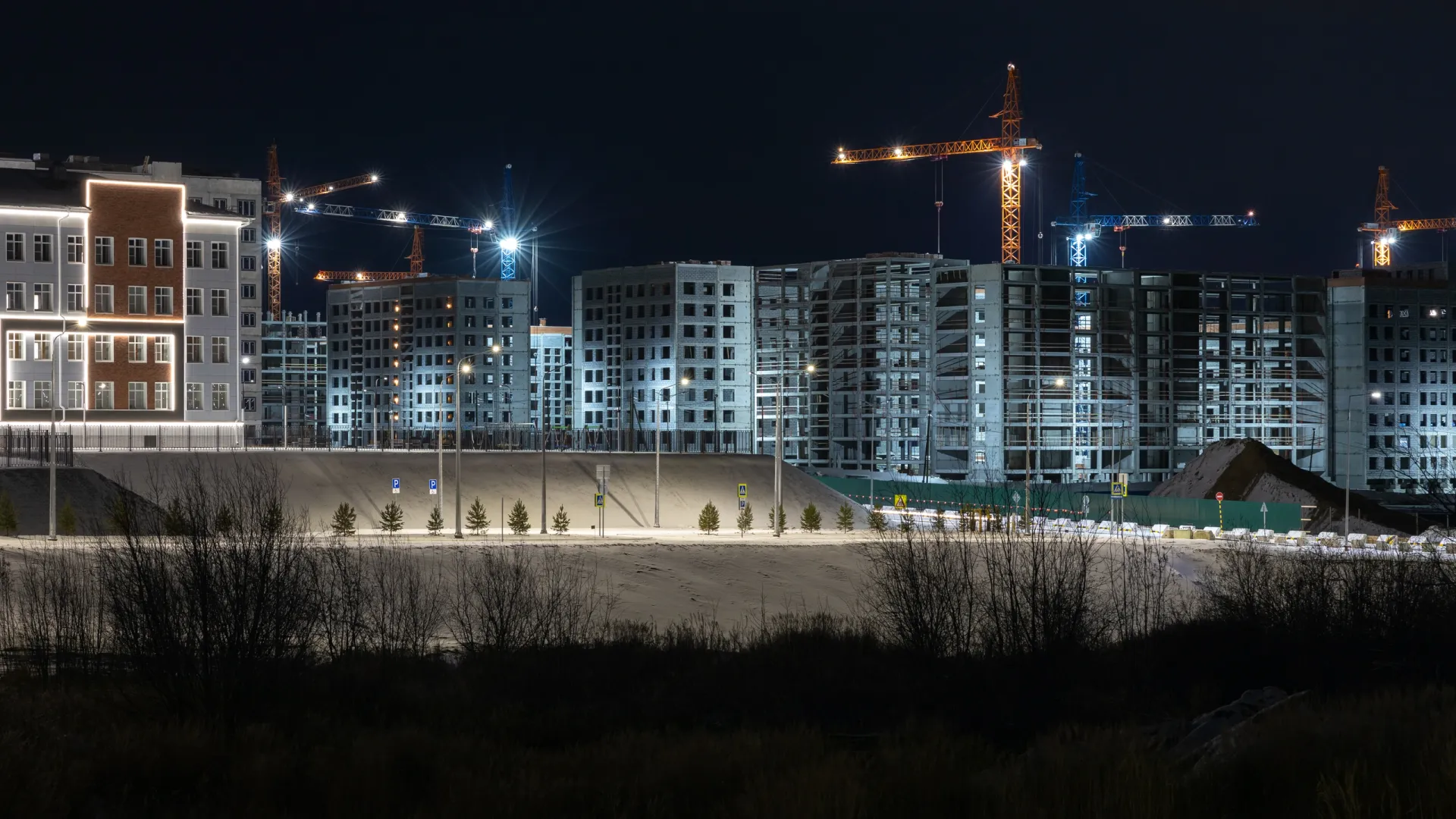 Первые дома сдадут к концу текущего года. Фото: Федор Воронов / «Ямал-Медиа»
