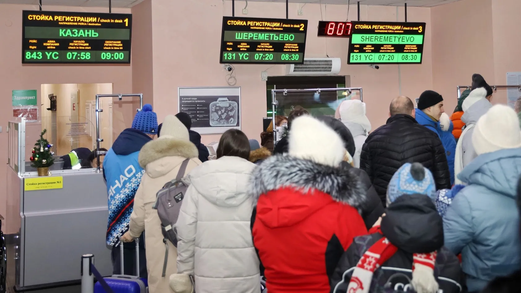 На первый рейс было продано 86 билетов. Фото: Василий Петров | "Ямал-Медиа"