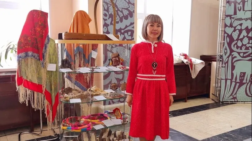 Для создания платья использовалась выкройка традиционного ненецкого наряда. Фото предоставлено Любовью Бирюковой