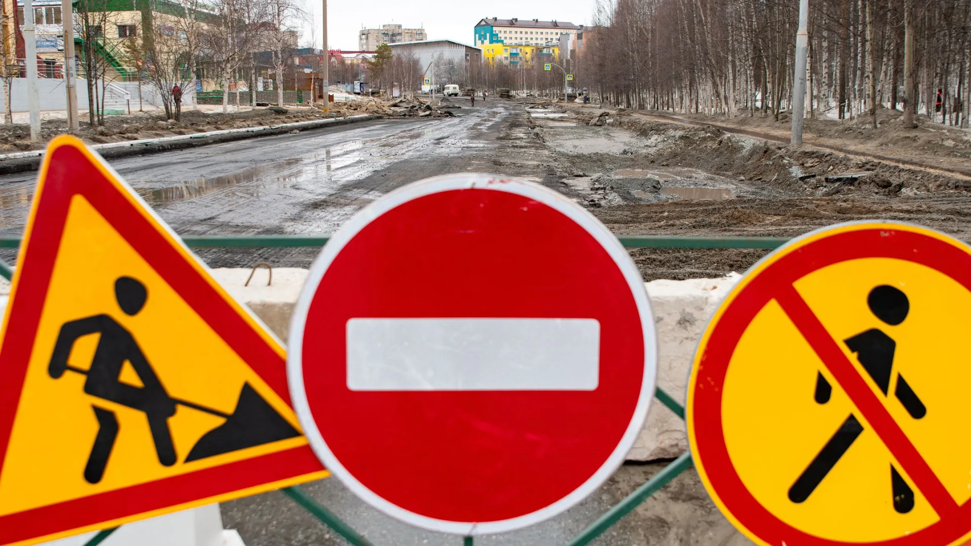 Кольцевую развязку на дороге Салехард — Лабытнанги начнут строить в июле. Фото: Юрий Здебский / «Ямал-Медиа»