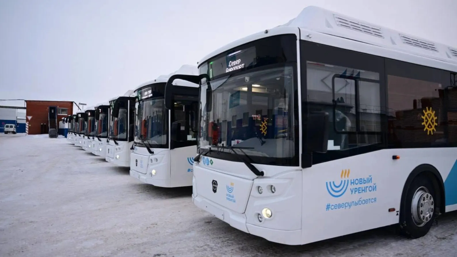 В Новый Уренгой закупили еще 15 автобусов на газомоторном топливе. Фото: vk.com/artyukhov_da