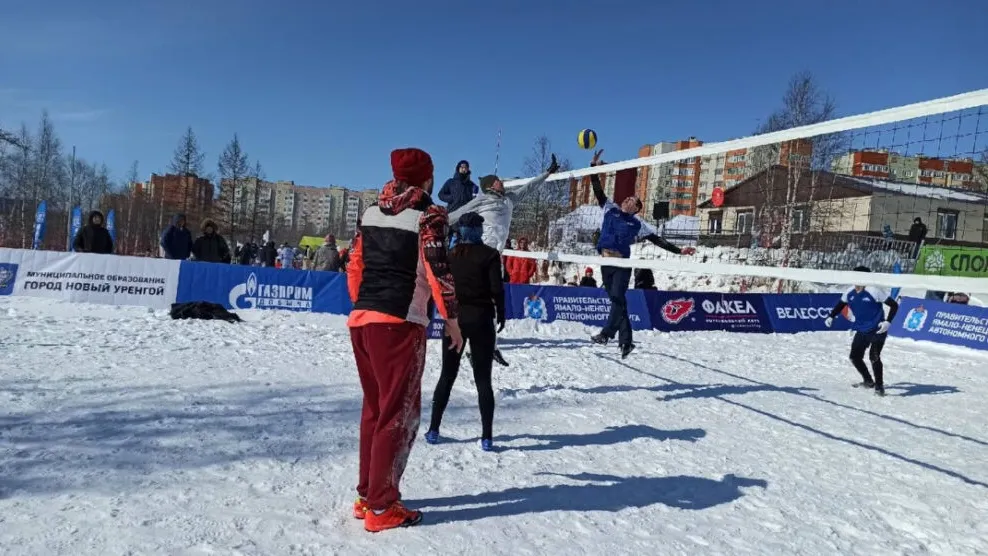 Волейбол на снегу Ярославль