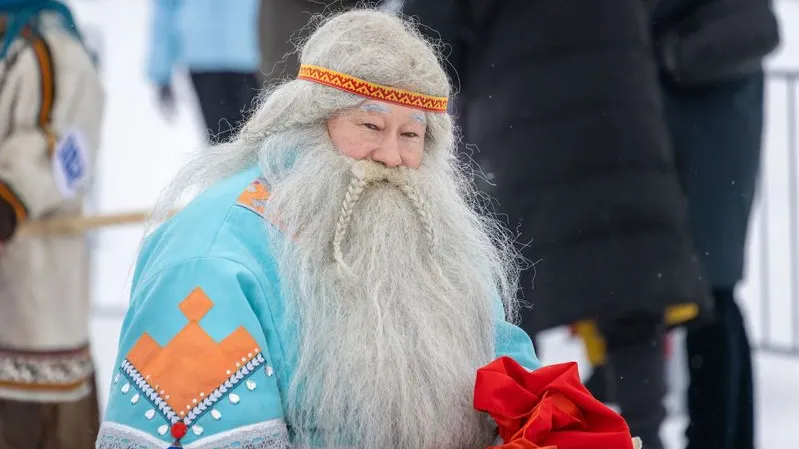 Ямал Ири назван самым душевным Дедом Морозом страны. Фото: Федор Воронов / «Ямал-Медиа»