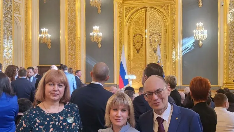 Ямальская делегация на встрече с Путиным в Москве. Фото предоставлено Сергеем Токаревым