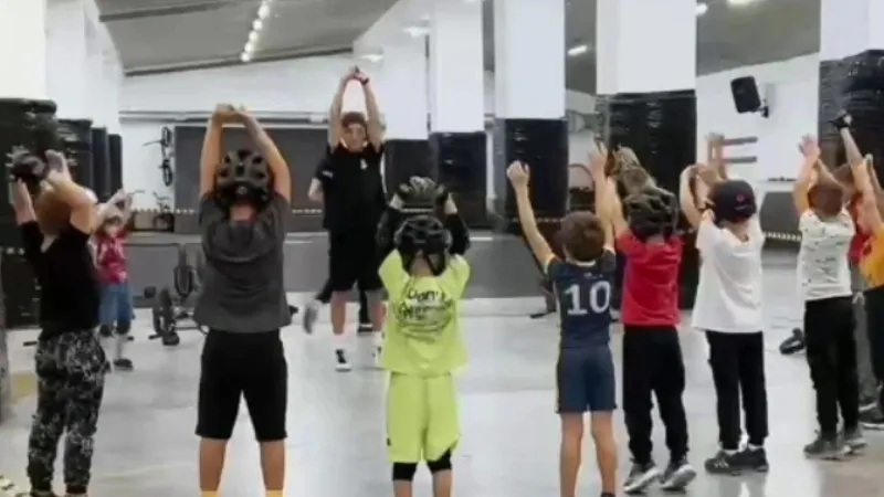 В Салехарде откроется мультиспортивный детский клуб Extreme Kids. Кадр из видео t.me/extremekids_ru