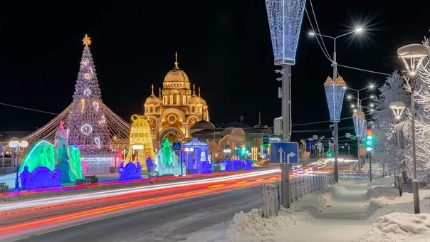 Ледовый городок стал одним из самых популярных местФото: m.vk.com/salekhard_adm