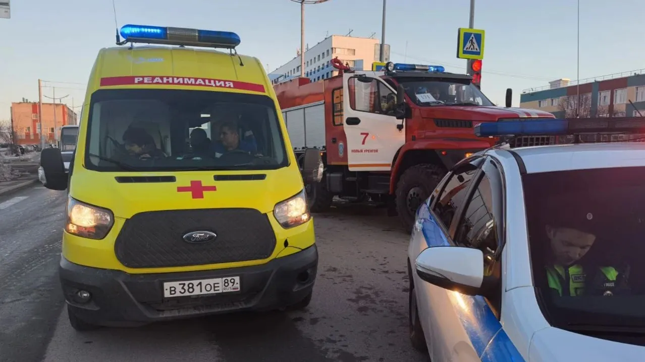 В Новом Уренгое ДТП со скорой помощью попало на видео | Север-Пресс