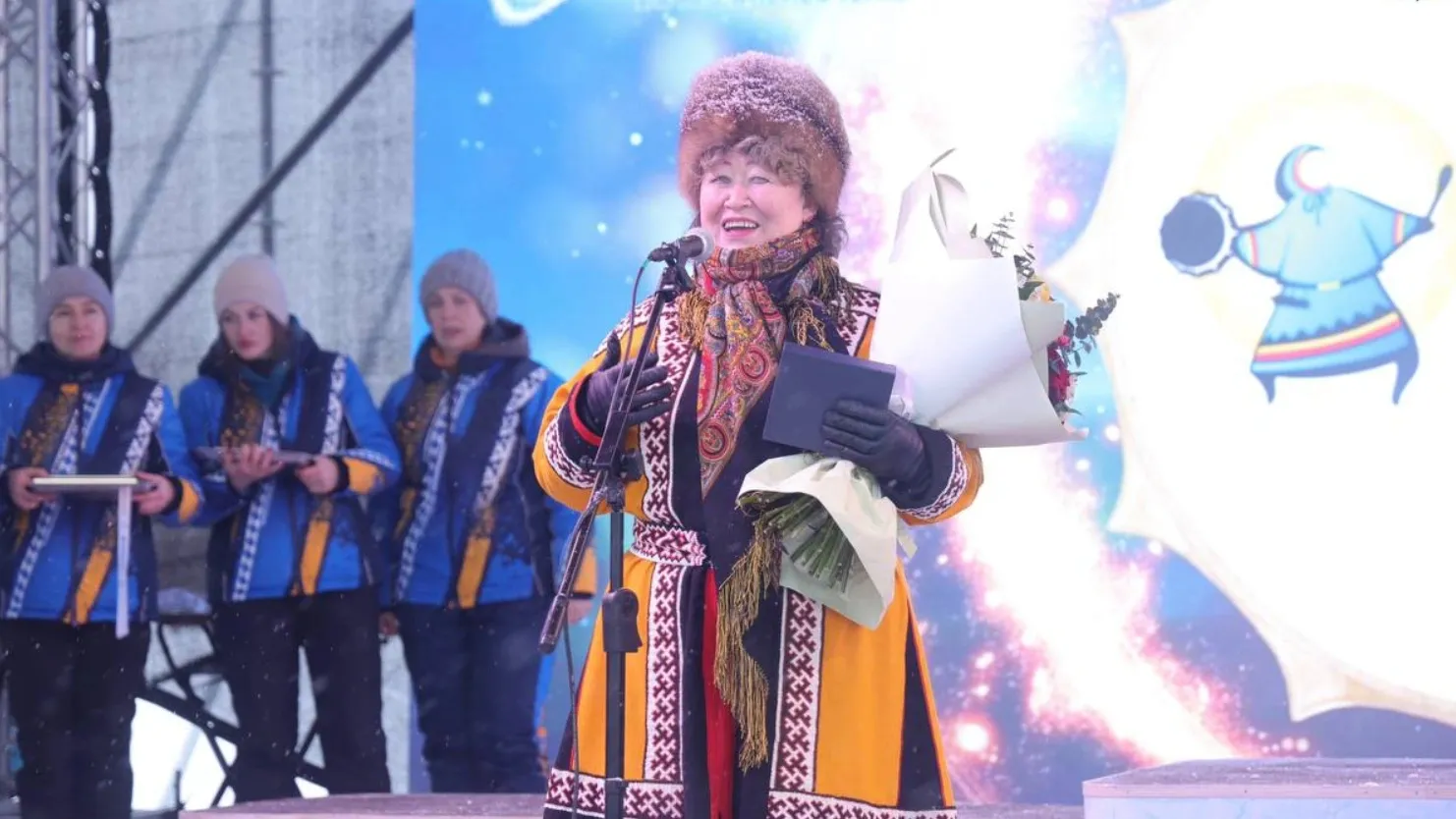 Мария Климова была главой деревни Харампур, создала здесь отделение ассоциации «Ямал — потомкам!». Фото: администрация Пуровского района / t.me/puradm