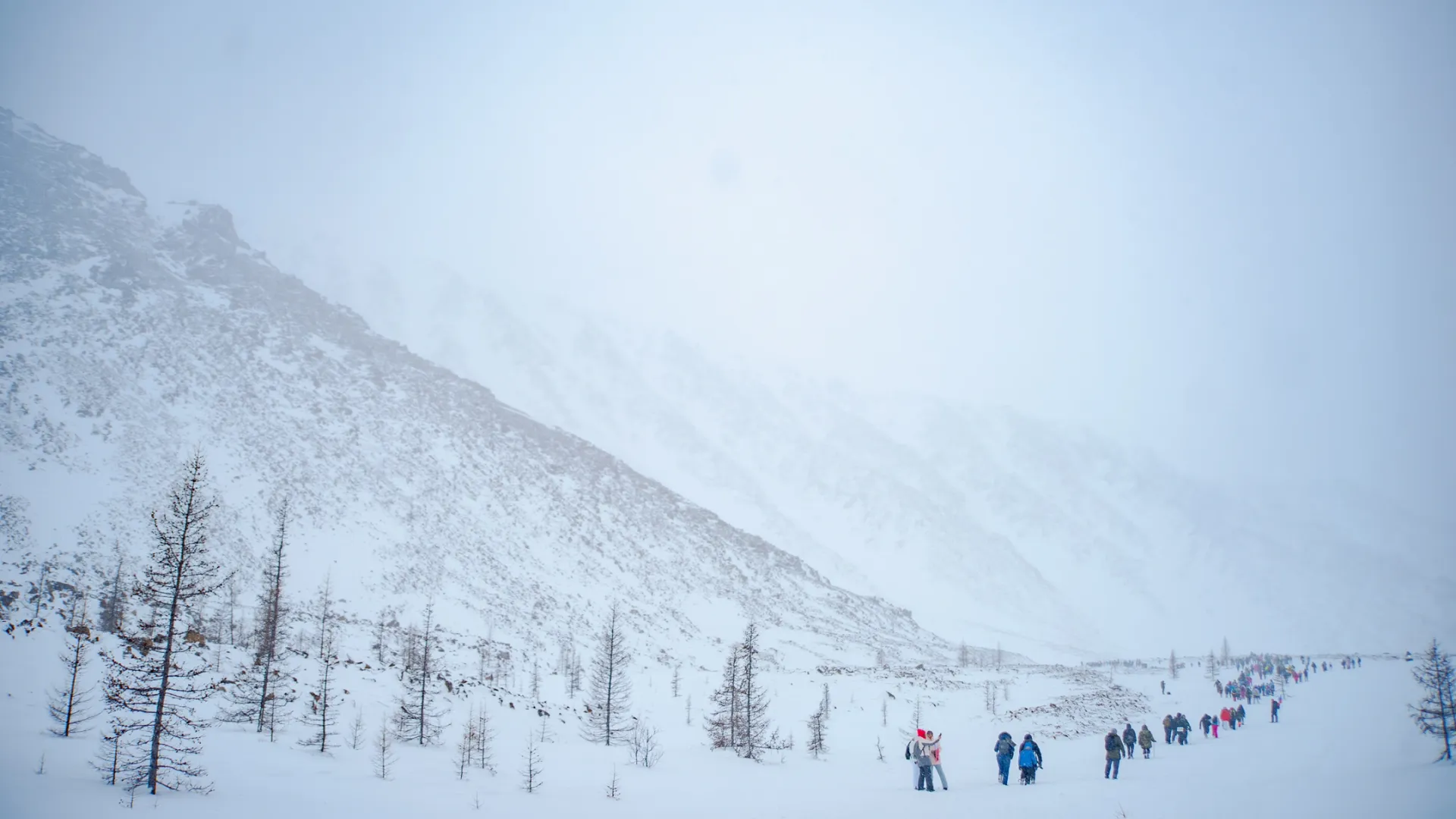 Сделали снимок туристов в горах северного Ямала. Фото: Сергей Зубков / «Ямал-Медиа»