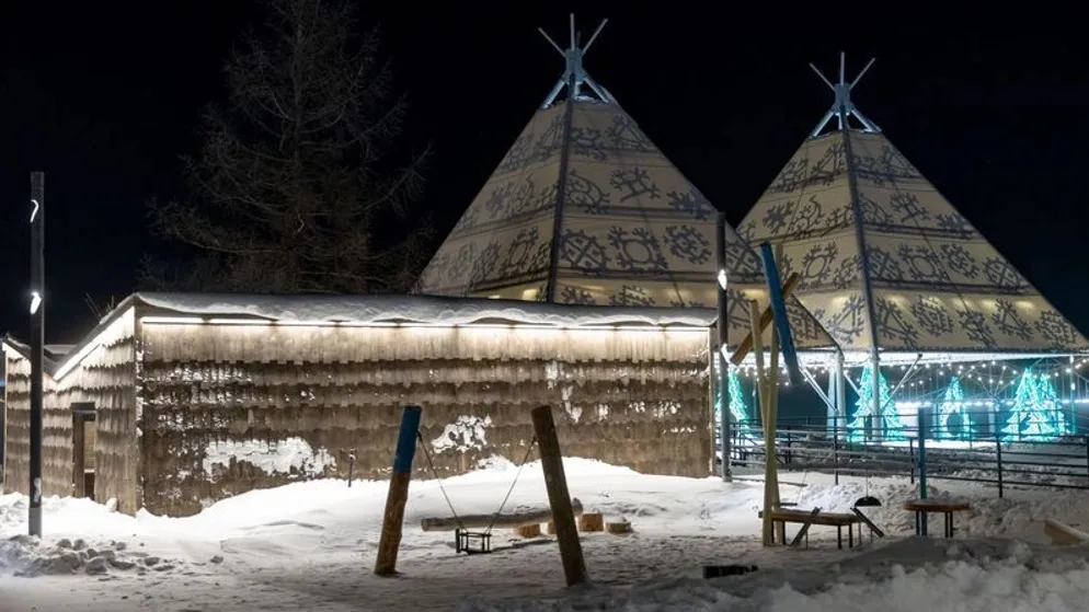 Этнопарк «Коми-деревня» в Лабытнанги. Фото: Андрей Ткачев / «Ямал-Медиа»