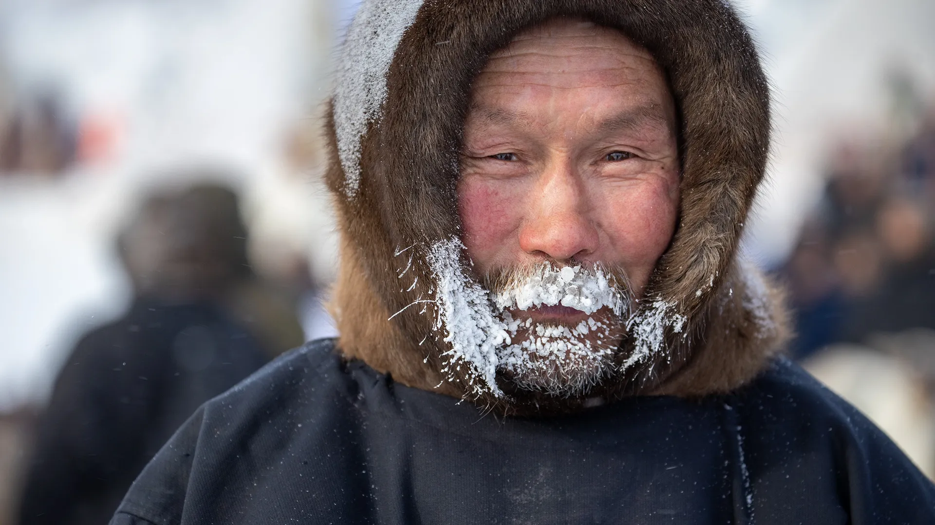 Несмотря на то, что по календарю весна, практически во всех городах на Дне оленевода было морозно. Фото: Федор Воронов / «Ямал-Медиа»