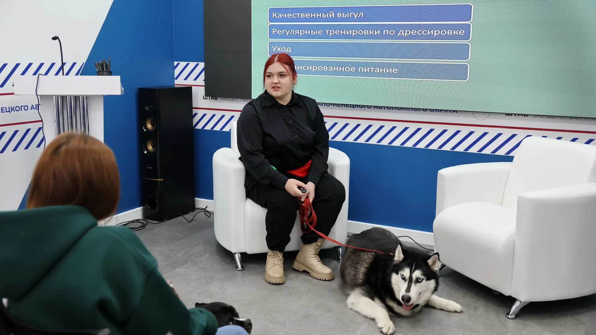 Лилия Мягкова рассказала о важности тренировок и правильного питания для собак. Фото: Андрей Ткачев / «Ямал-Медиа»
