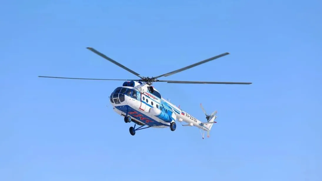 Это второй инцидент с вертолетом в октябре на Ямале. Фото: Андрей Ткачев / «Ямал-Медиа»