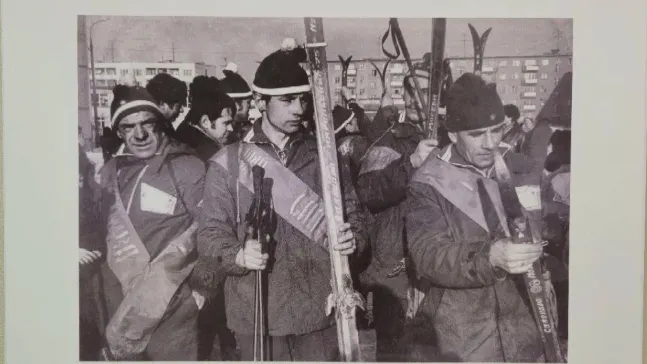 Участники лыжного пробега в Ростове Великом. Фото 1976 года из фондов МВК им. Шемановского