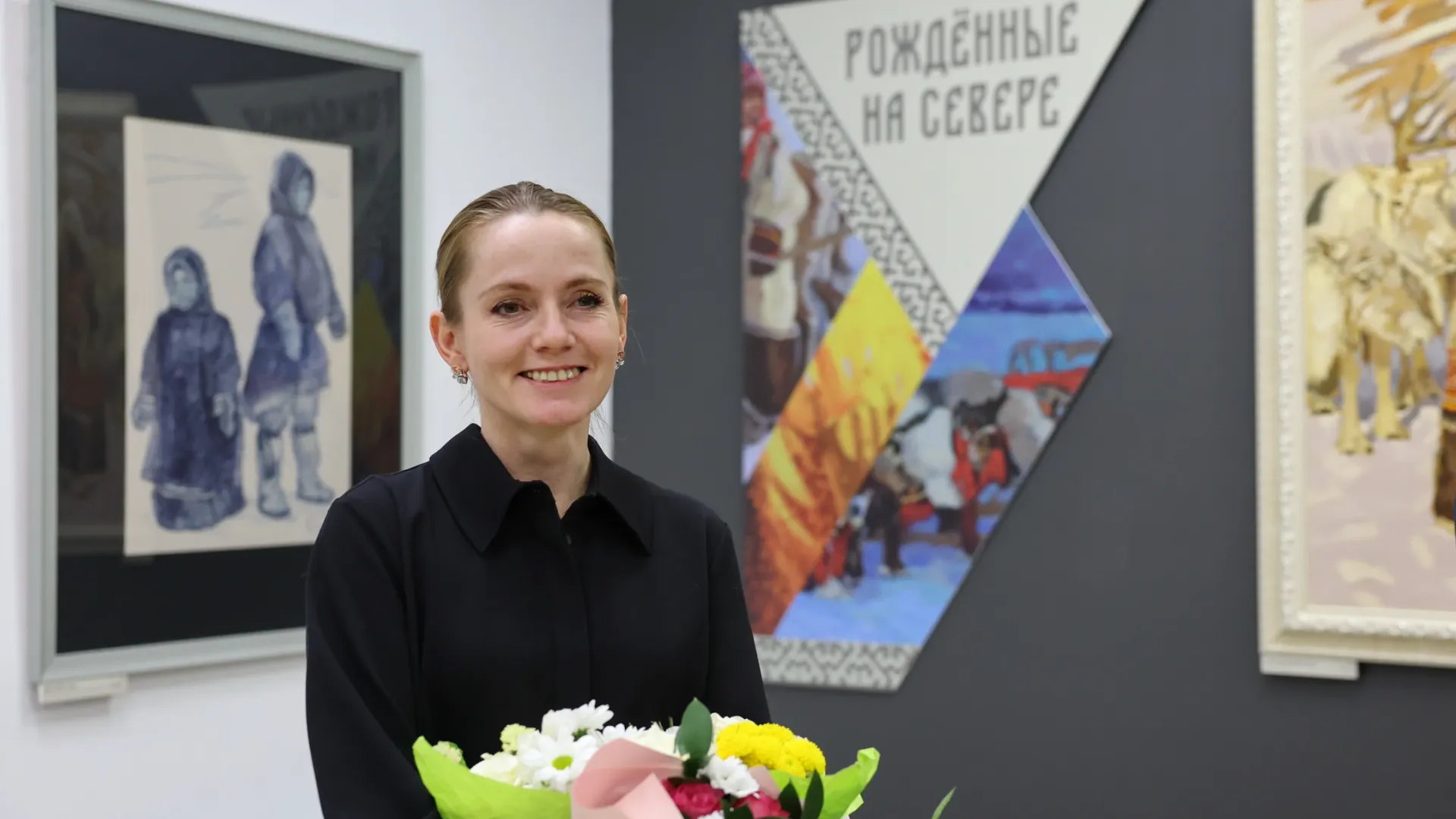 Художница Татьяна Кипко. Фото: Андрей Ткачев / «Ямал-Медиа»