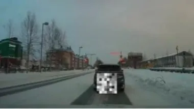 Кадры с нарушением выложил в соцсети автолюбитель. Фото: скрин видео t.me/gibdd89
