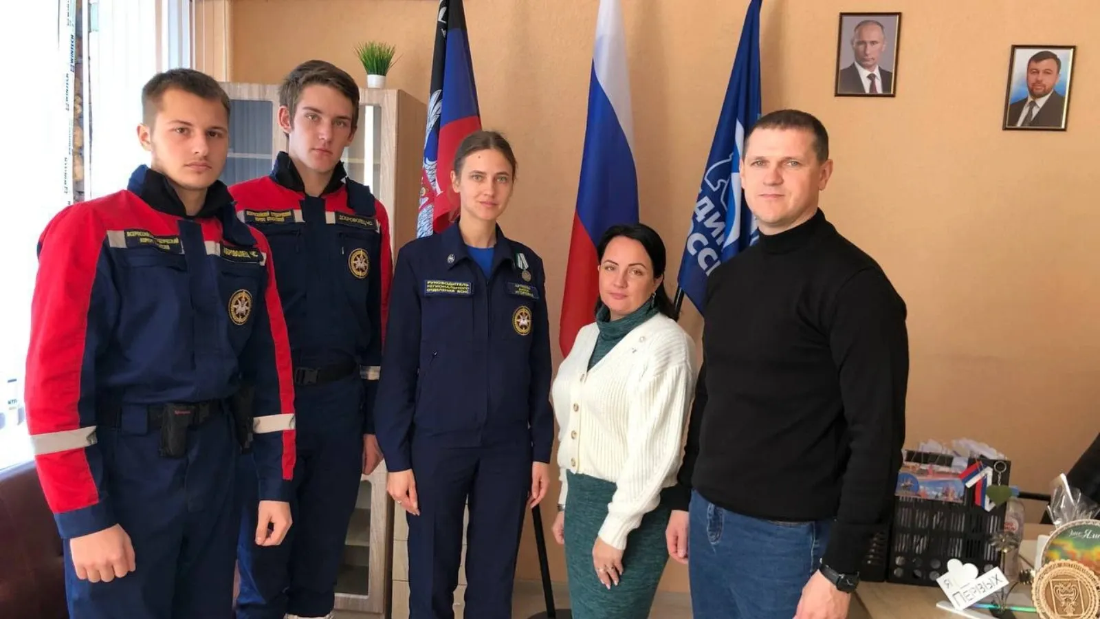 Отделение студентов-добровольцев будет оказывать помощь волновахцам. Фото: t.me/yamalryadom