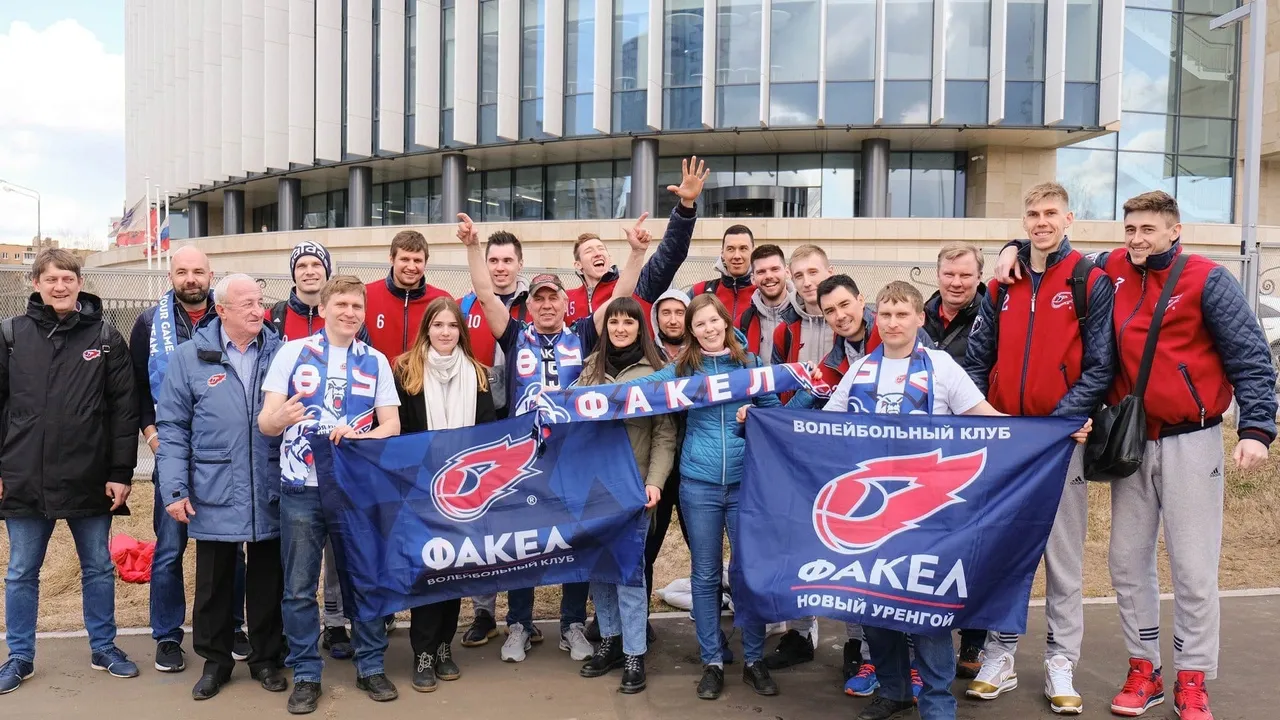 В Москве. Фото предоставлено ВК «Факел»