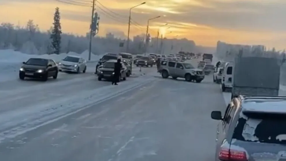 Фото снимок экрана из видео очевидцев