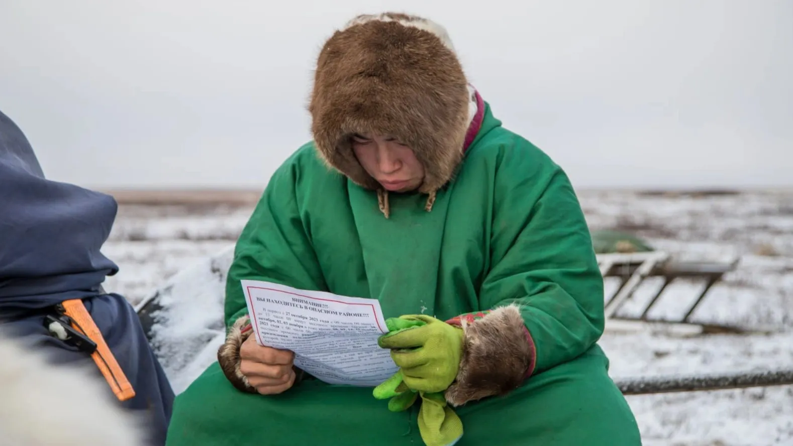 Все тундровики проинструктированы под подпись о падении частей ракеты «Союз-2». Фото: t.me/dgzipb