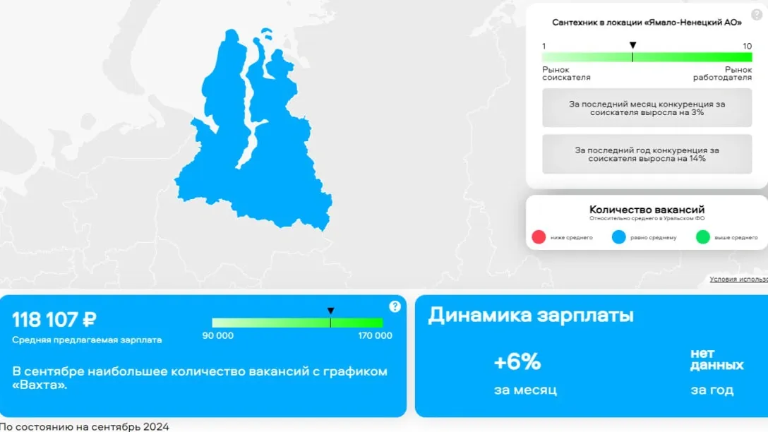 Скриншот с сервиса «Авито Работа»