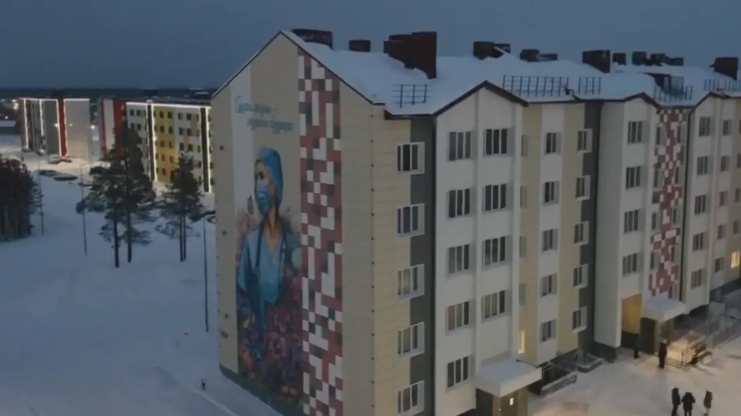 Фото: кадр из видео telegram-канала «Строим Ямал» / t.me/stroim_yamal