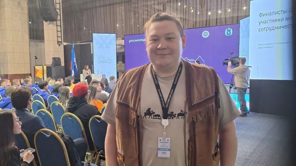 Артур Гаюльский прилетел из Краснодарского края прилетел, чтобы получить новые знания. Фото: Елена Трегуб / «Север-Пресс»