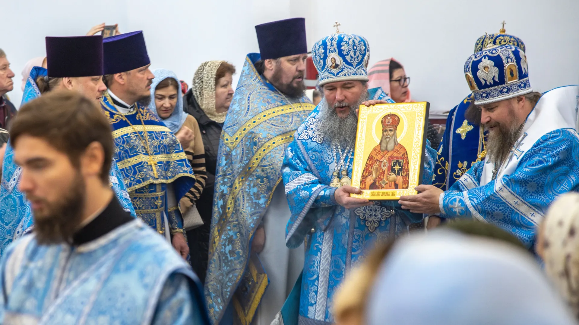 Икона святителя Агафангела Преображенского. Фото: Федор Воронов / «Ямал-Медиа»