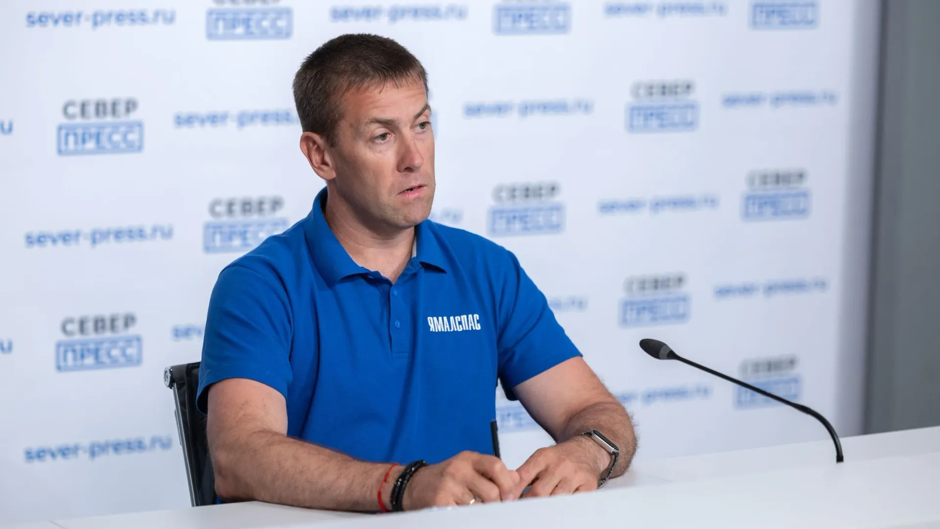Валерий Захода рассказал, почему нельзя паниковать и как помочь спасателям с поиском. Фото: Александр Чирва / «Ямал-Медиа»