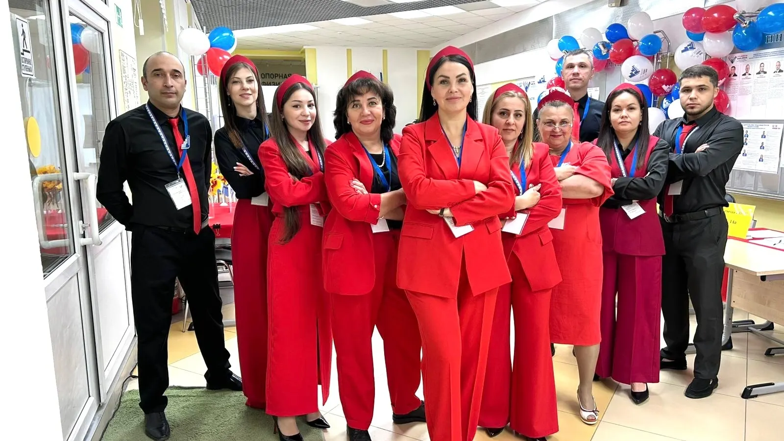 Фото: Елена Тукуева /  УИК № 605 в Новом Уренгое / «ВКонтакте»