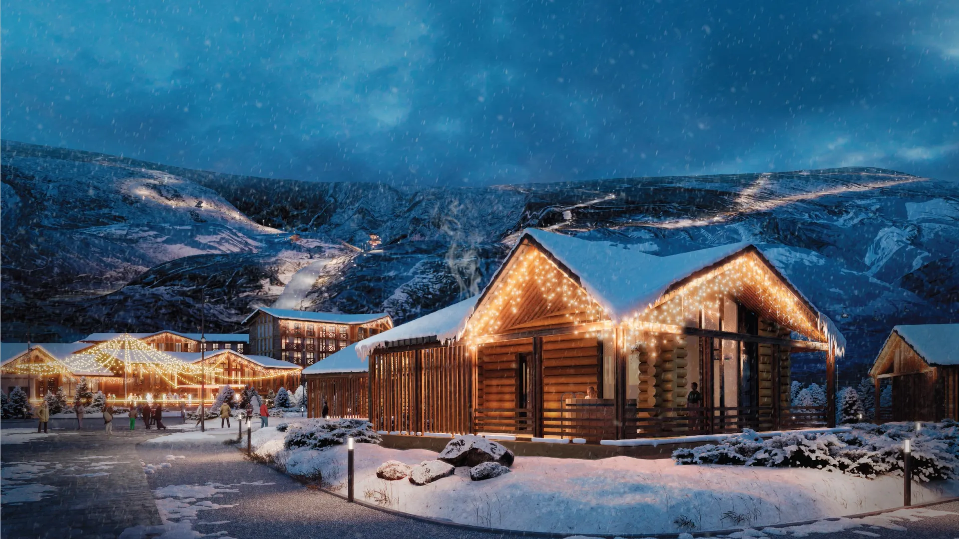 Фото: визуализация туристического комплекса «Рай-Из»