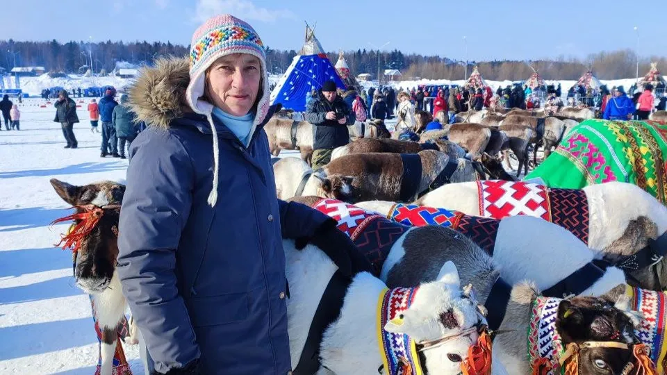 Наталья Шиповская побывала на праздновании Дня оленевода в Шурышкарском районе и добралась на машине до Мыса Каменного. Фото Лилии Буториной, предоставлено Натальей Шиповской