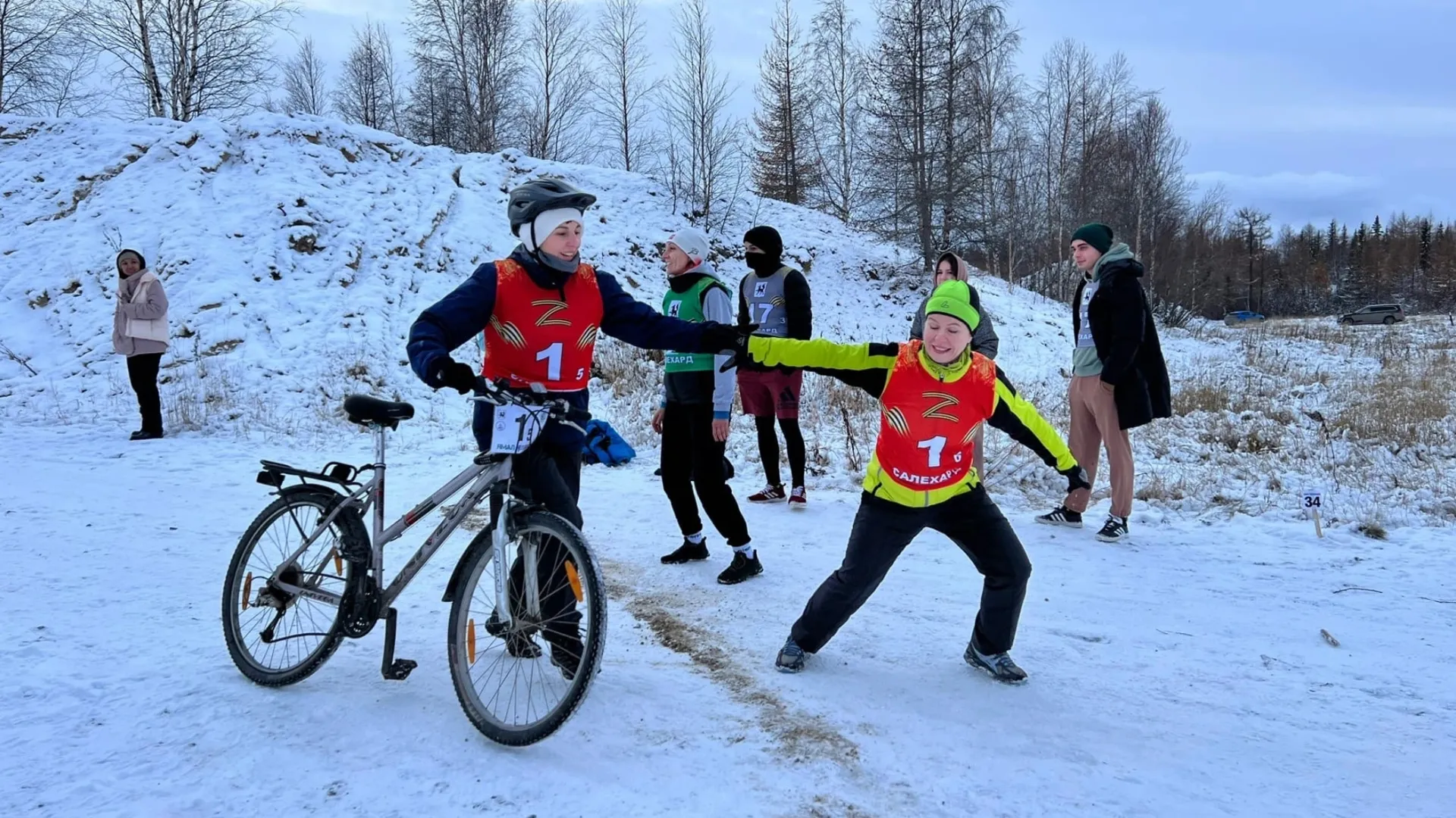 В октябре 2022 горда провели зимний вариант кросс-дуатлона. Фото: vk.com/yamal_bike