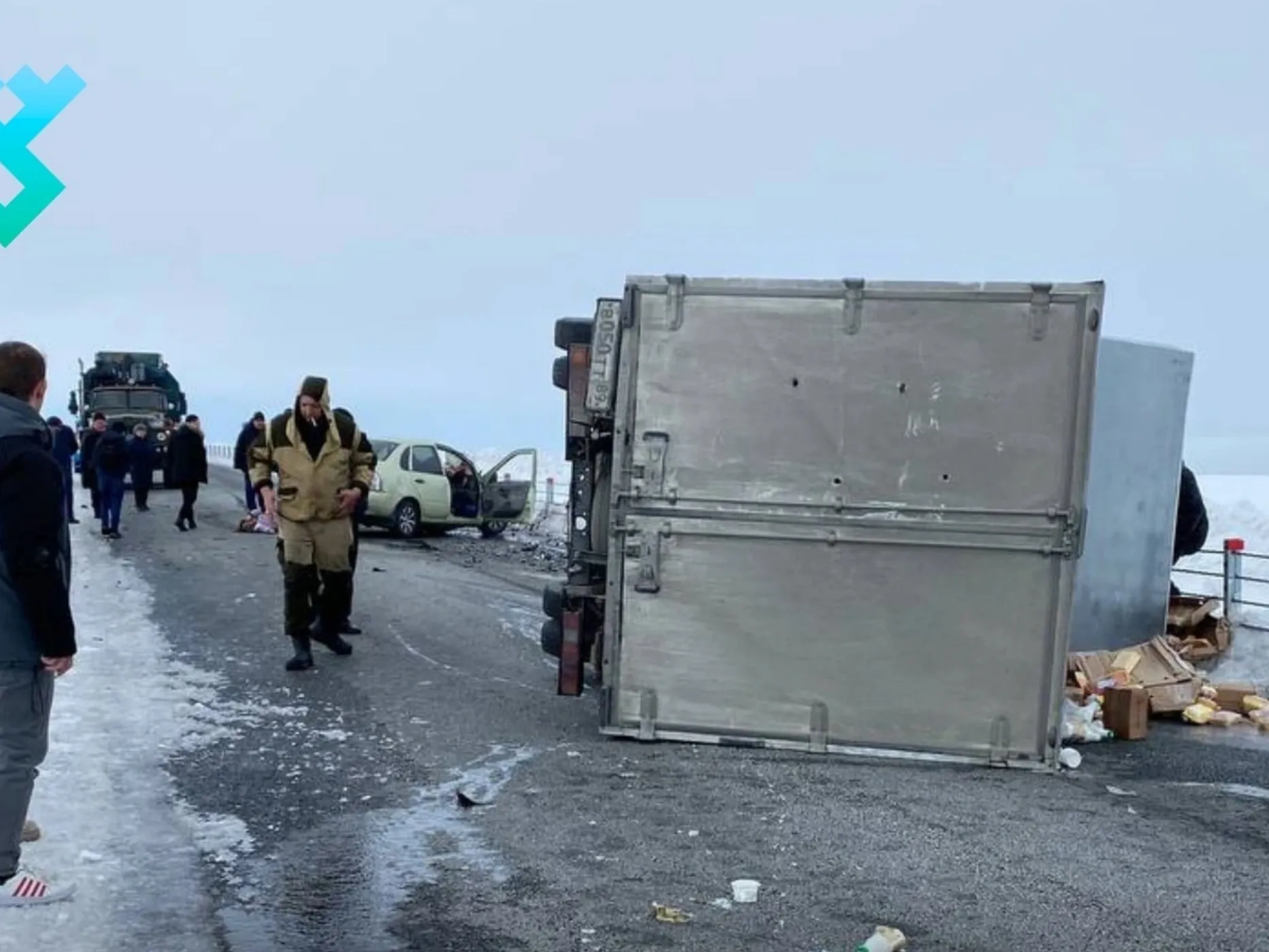 В ЯНАО произошла жесткая авария на трассе Аксарка — Салехард, есть  пострадавшие | Север-Пресс